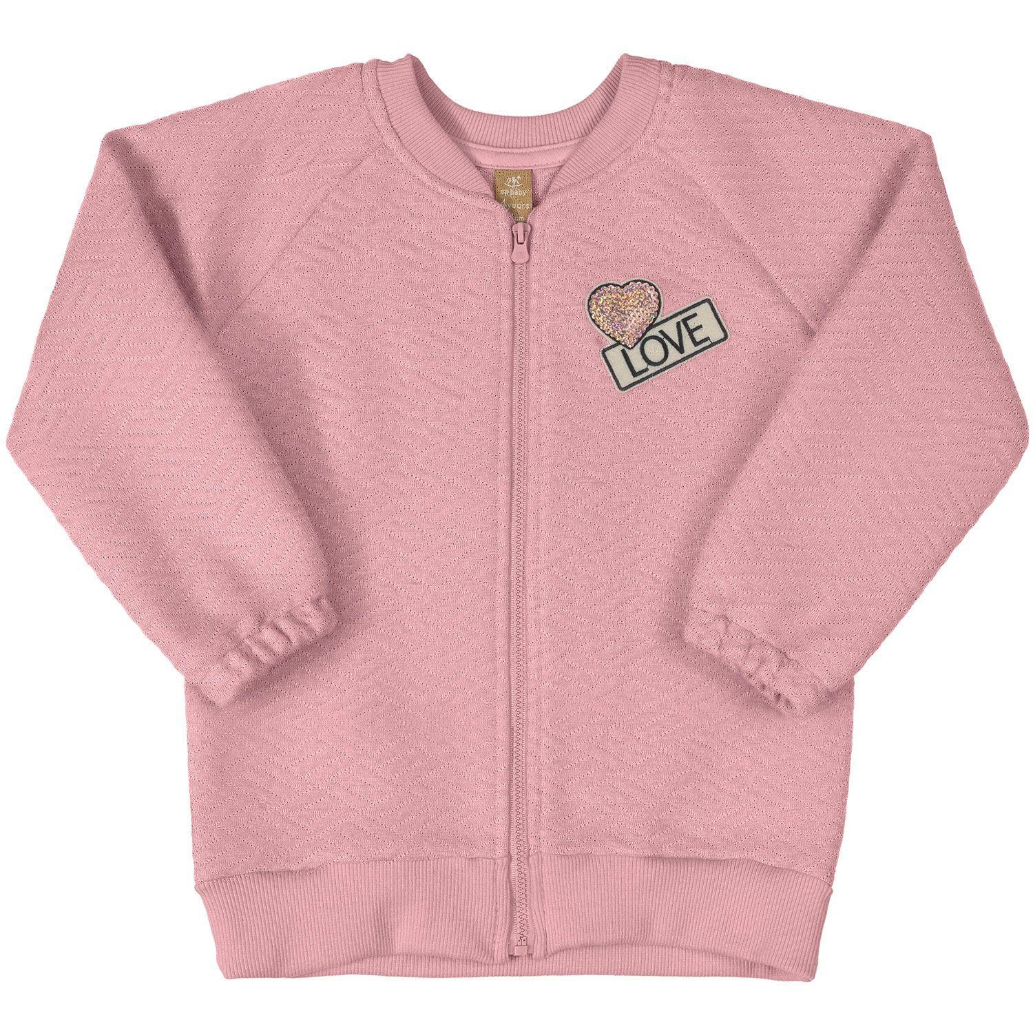 Conjunto Polerón con cierre y Pantalones Rosado Up Baby-1