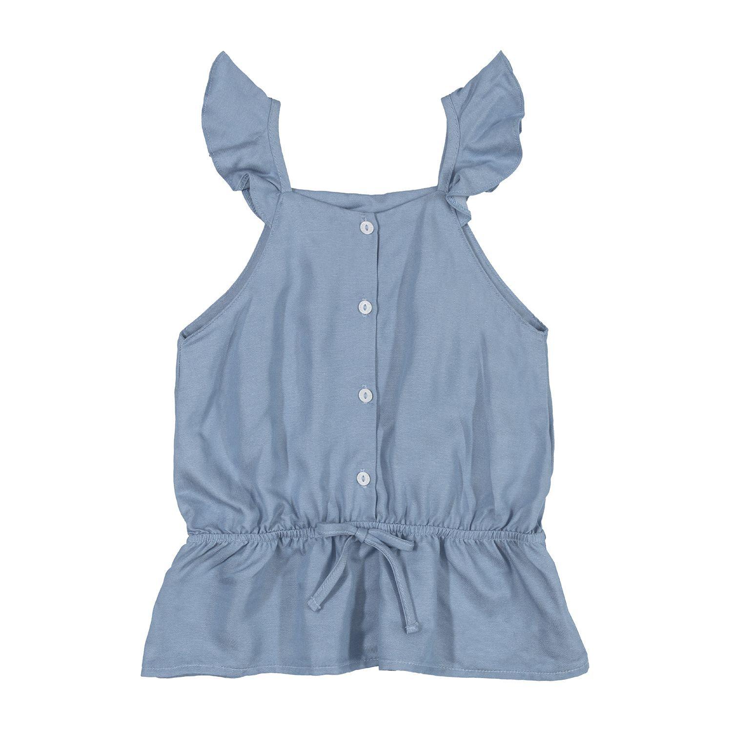 Conjunto Blusa Vuelitos y Shorts Azul y Blanco Up Baby-1