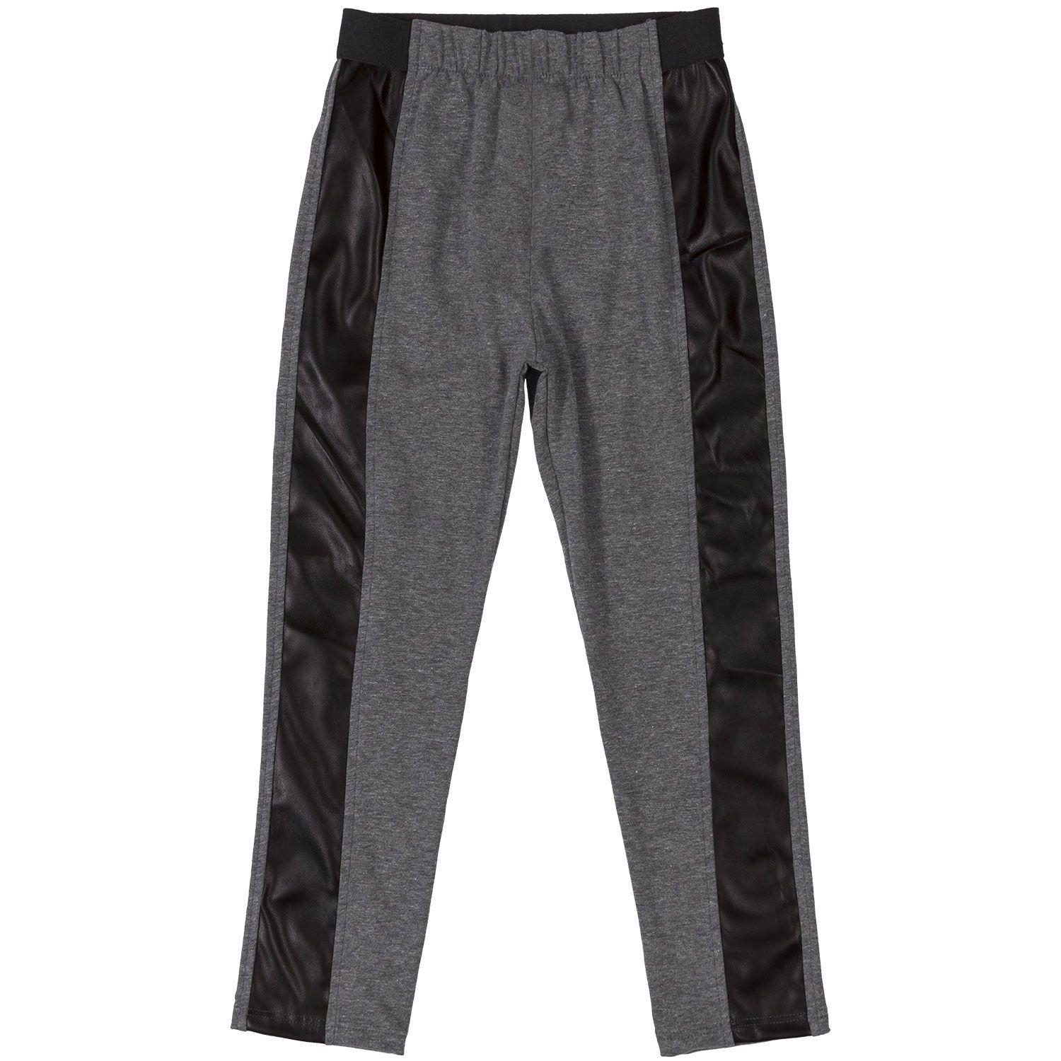 Calza con Franja en Cuerina Gris Up Baby-1
