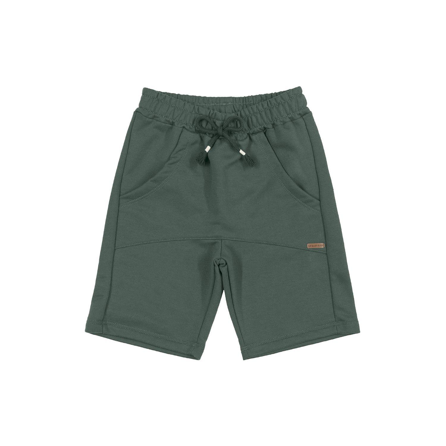 Conjunto Aviones Polera y Shorts Verde y Blanco Up Baby-2
