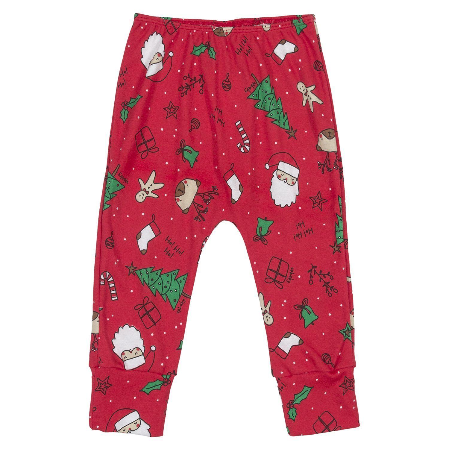 Conjunto 3 Piezas Santa Viejito Pascuero Unisex Body, Pantalones y Gorro Rojo y Blanco Up Baby-2