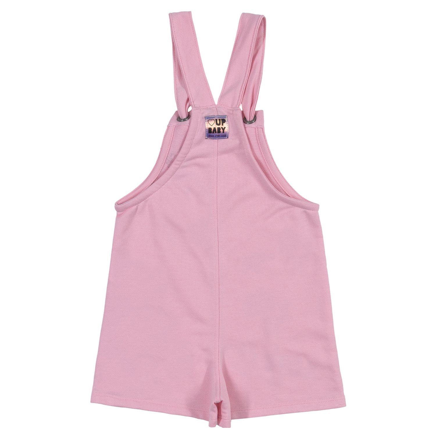 Conjunto Love Enterito y Polera Rosado Blanco Up Baby-3