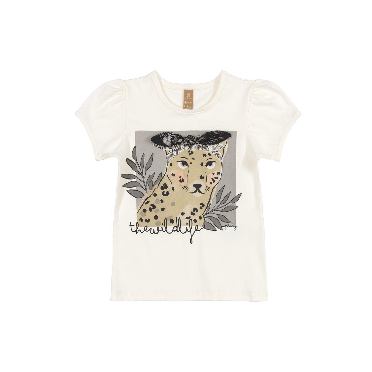 Polera Leopardo Blanco Up Baby-0