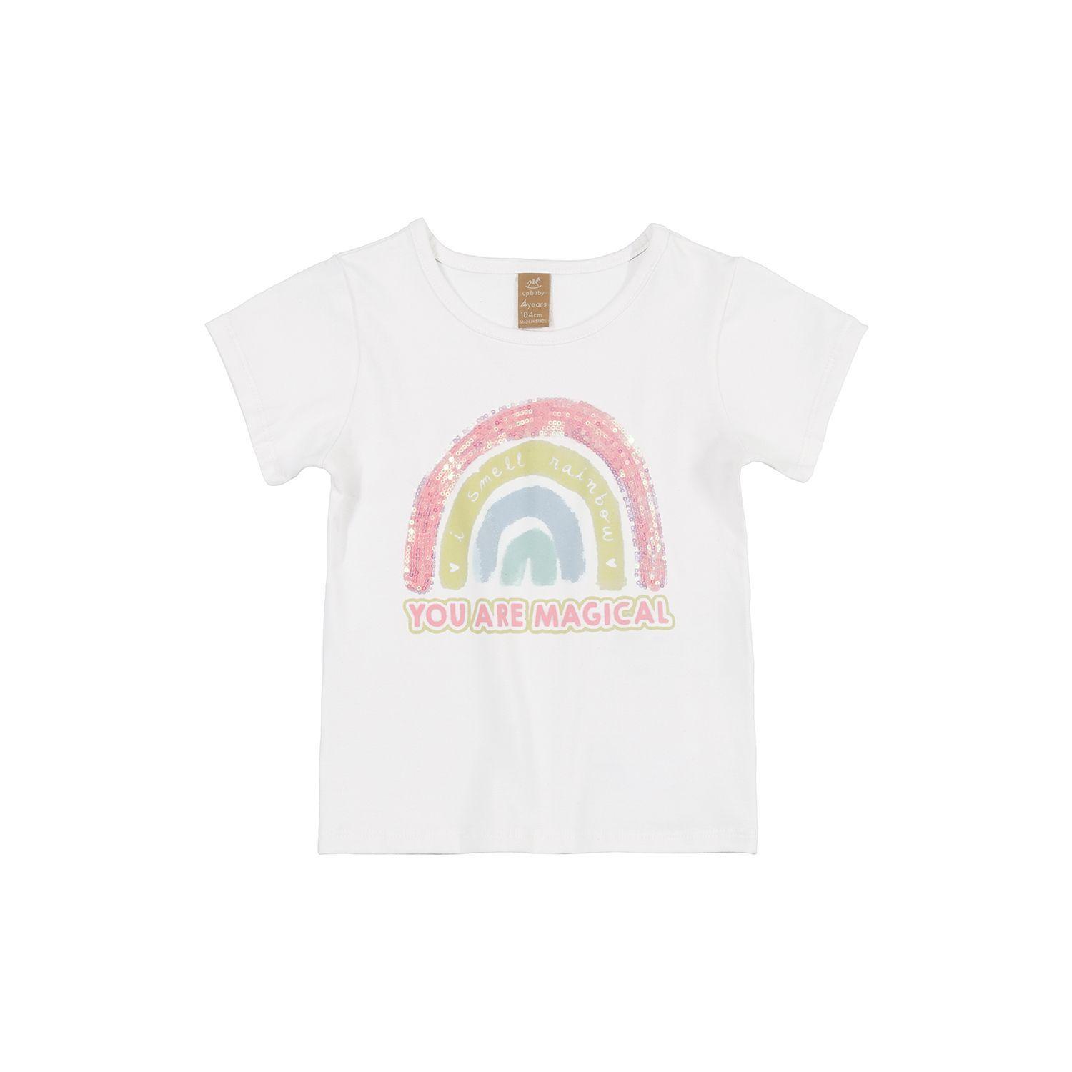 Polera Arcoiris Blanco Up Baby-0