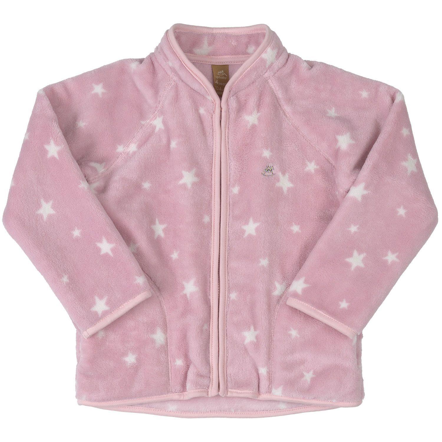 Polerón con Cierre Estrellas Rosado Up Baby-1