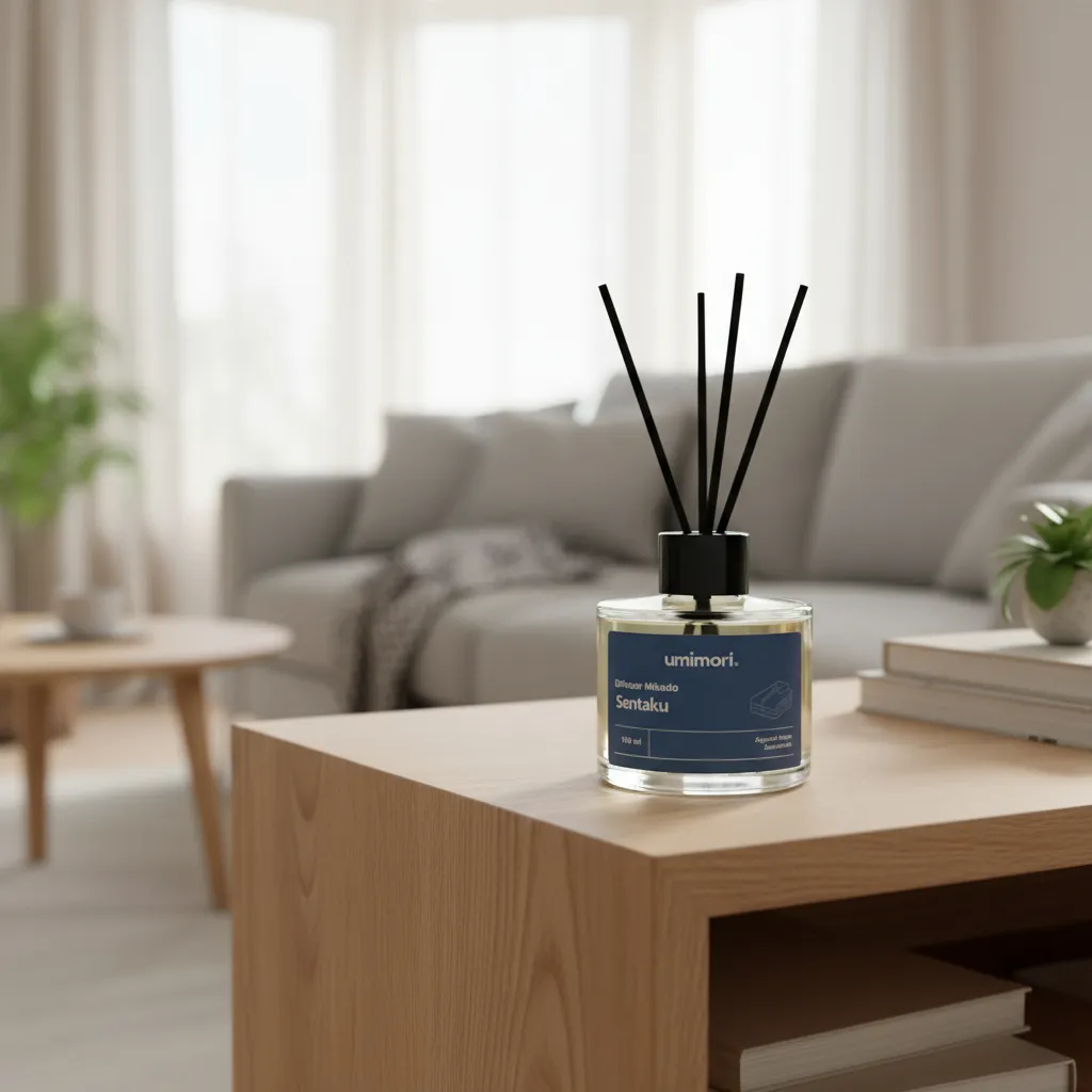 Difusor de Aromas con Varillas Sentaku - Algodón Fresco 110ml Umimori-2