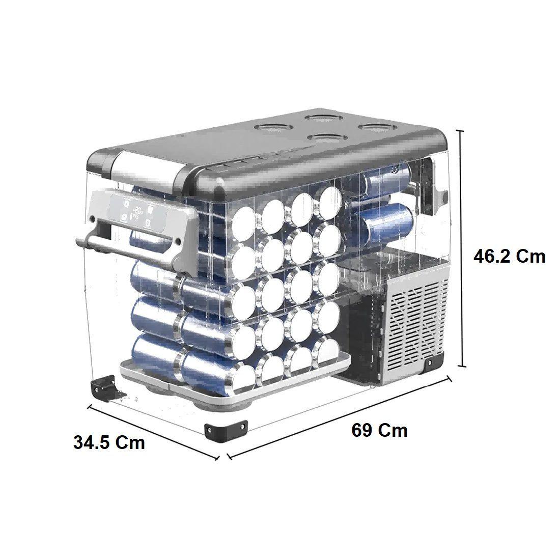 Alpicool Cf45 Usb Y Bluetooh, Capacidad 45 Lts, Color Gris-7