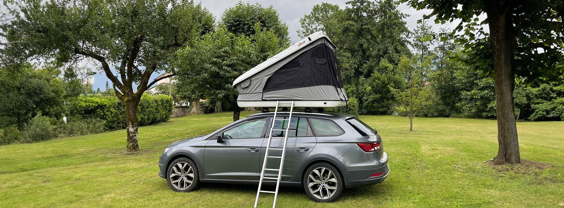 Carpa de techo James Baroud Space M blanca-6
