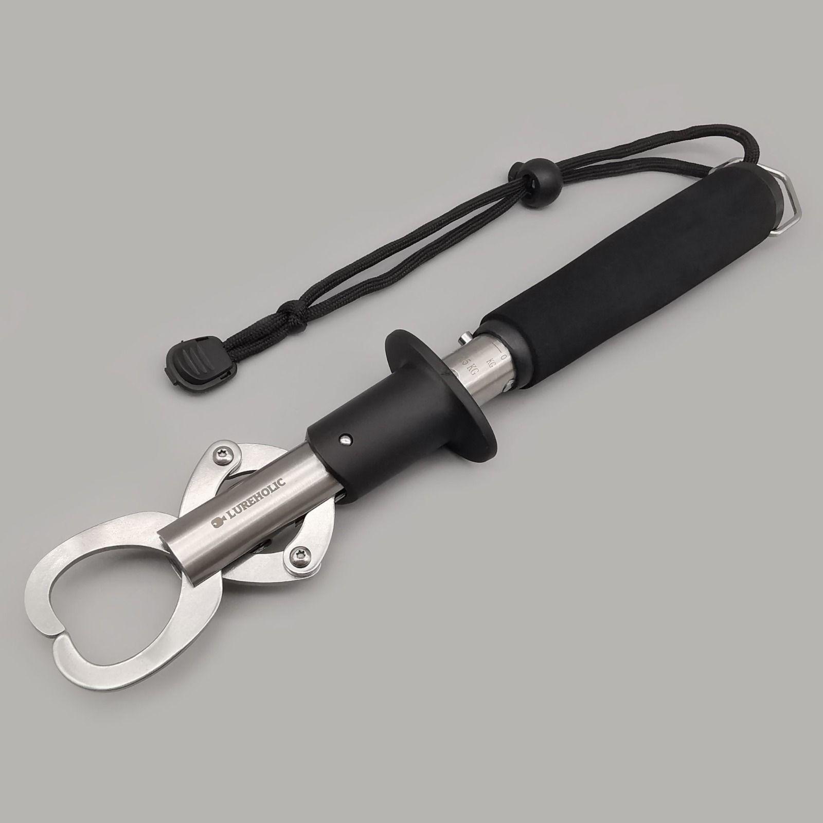 FISH GRIP LUREHOLIC 9.6" STAINLESS STEEL W/SCALE-1