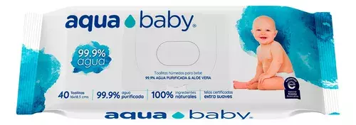 CAJA 20 TOALLITAS HÚMEDAS AQUA BABY 40 UNIDADES-1