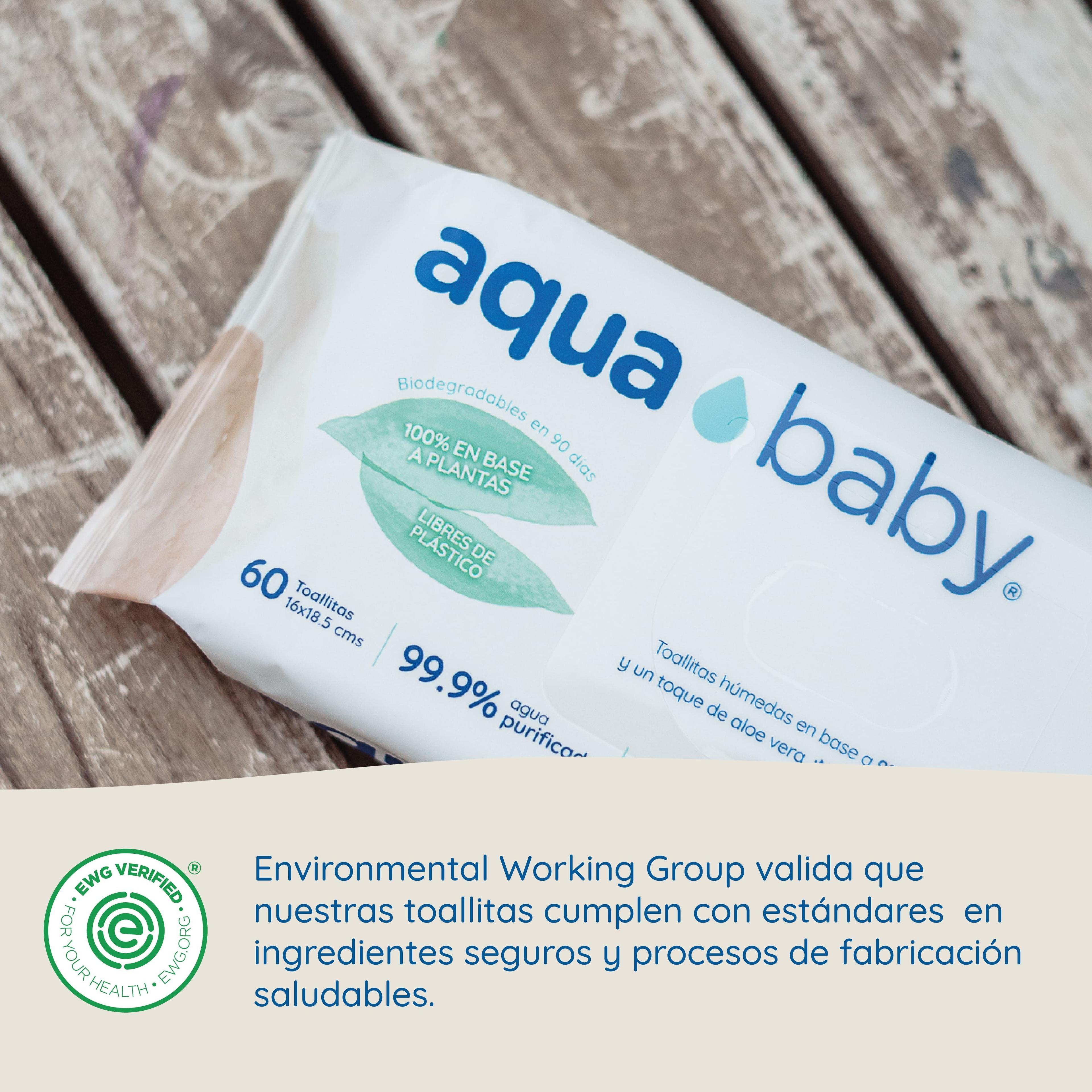 Caja 12 Toallitas Húmedas BIO Aqua Baby 60 Un-7