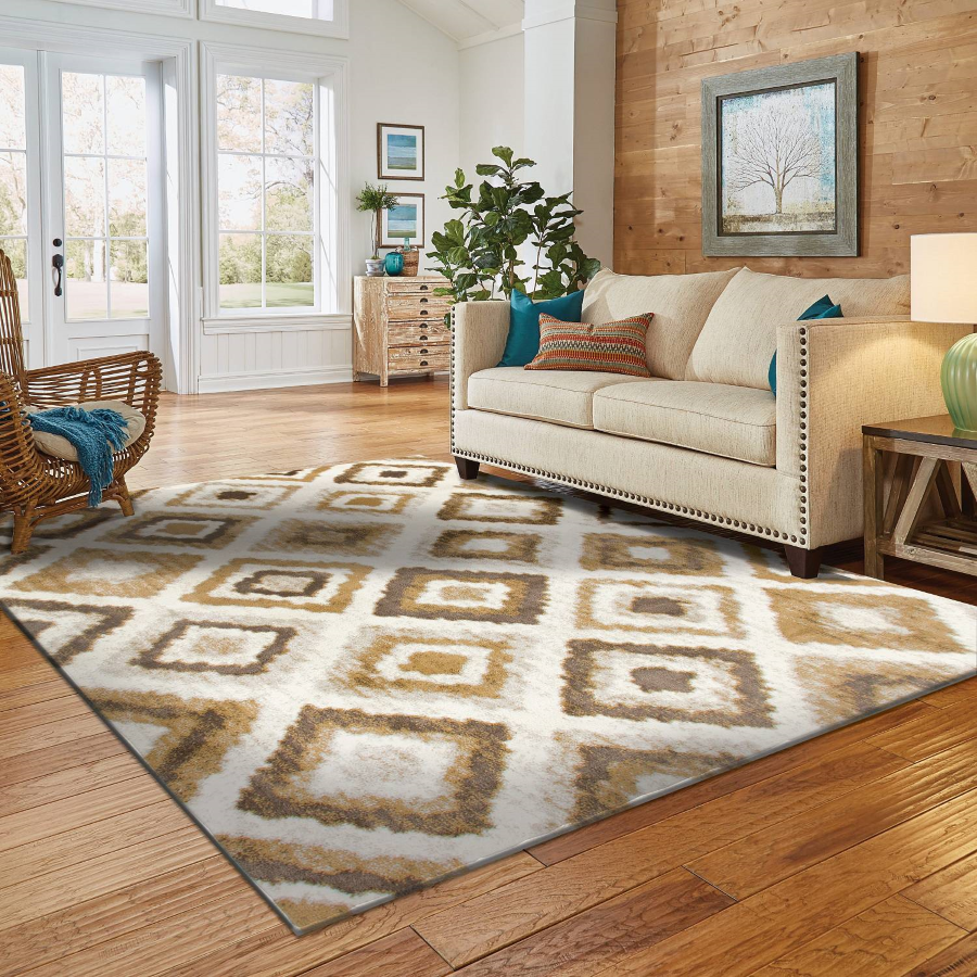 Alfombra Heatset Satchi 160 x 235 Retro Ivory Made in Egipto-1