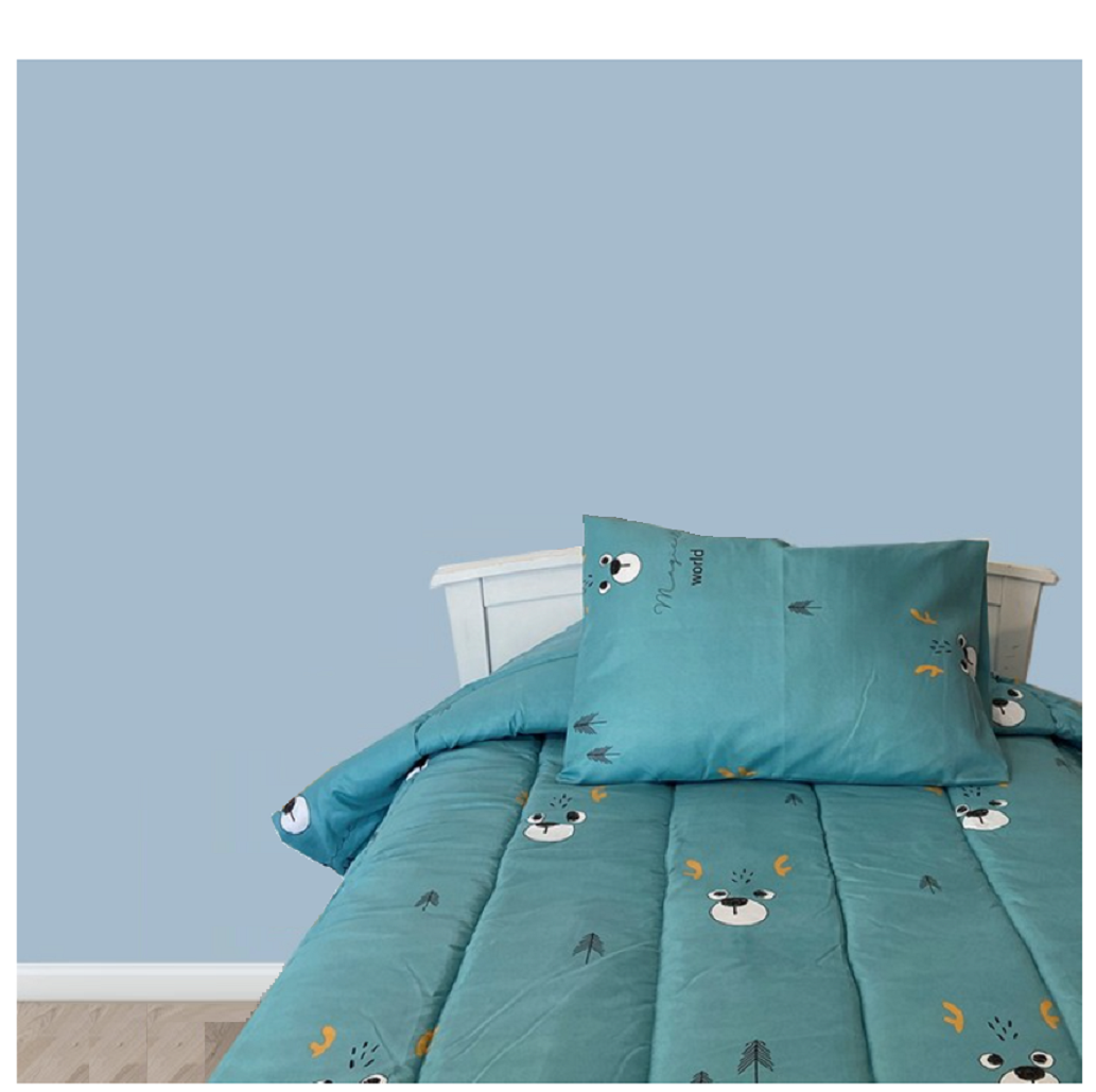 Plumon Infantil  1,5 plazas Reno con Funda para Almohada-0