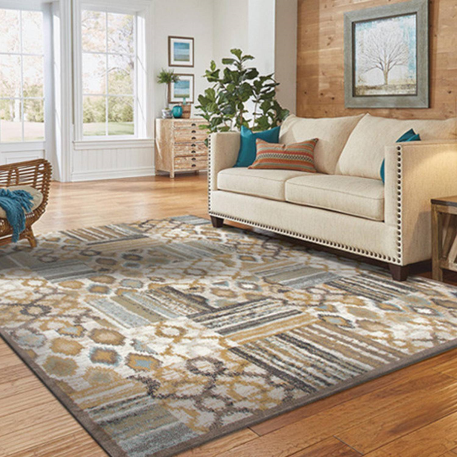 Alfombra Heatset Satchi 160 x 235 Nébula Blue Made in Egipto-1