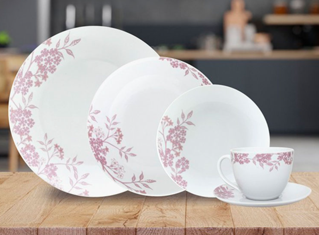 Set Vajilla Porcelana Florencia 30 pzas-1