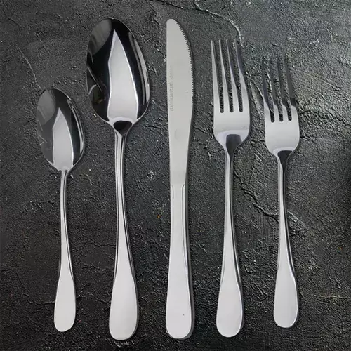 Set Cuchillería Cubiertos Acero Inoxidable 45 Piezas Lugano-2