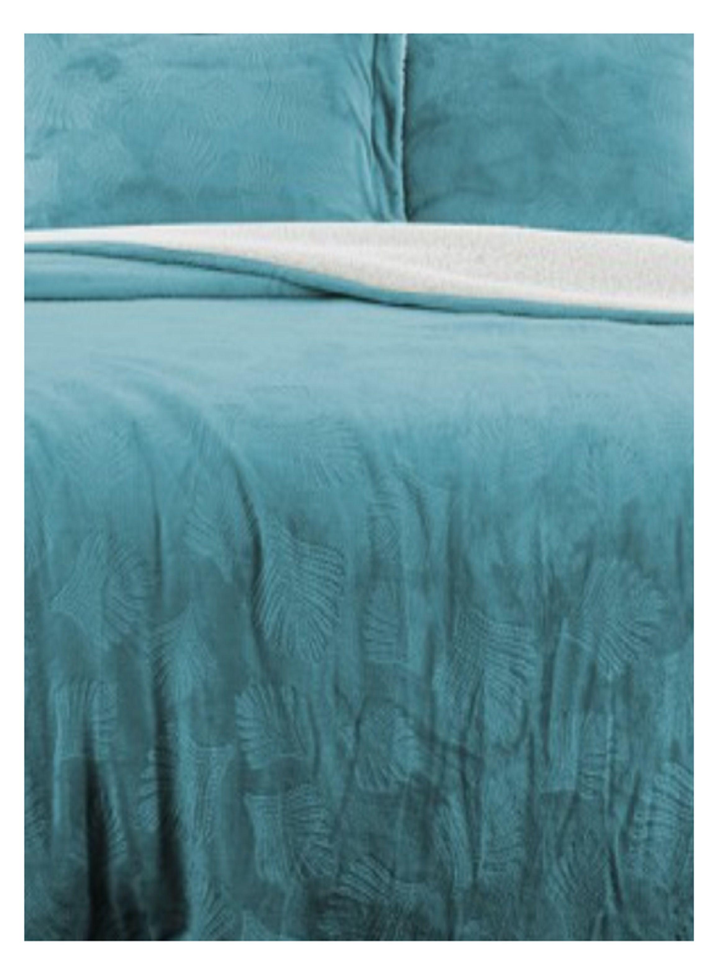 Cobertor Sherpa Embossed 2.0 Plaza con Funda de Almohada Mod Infinity-1