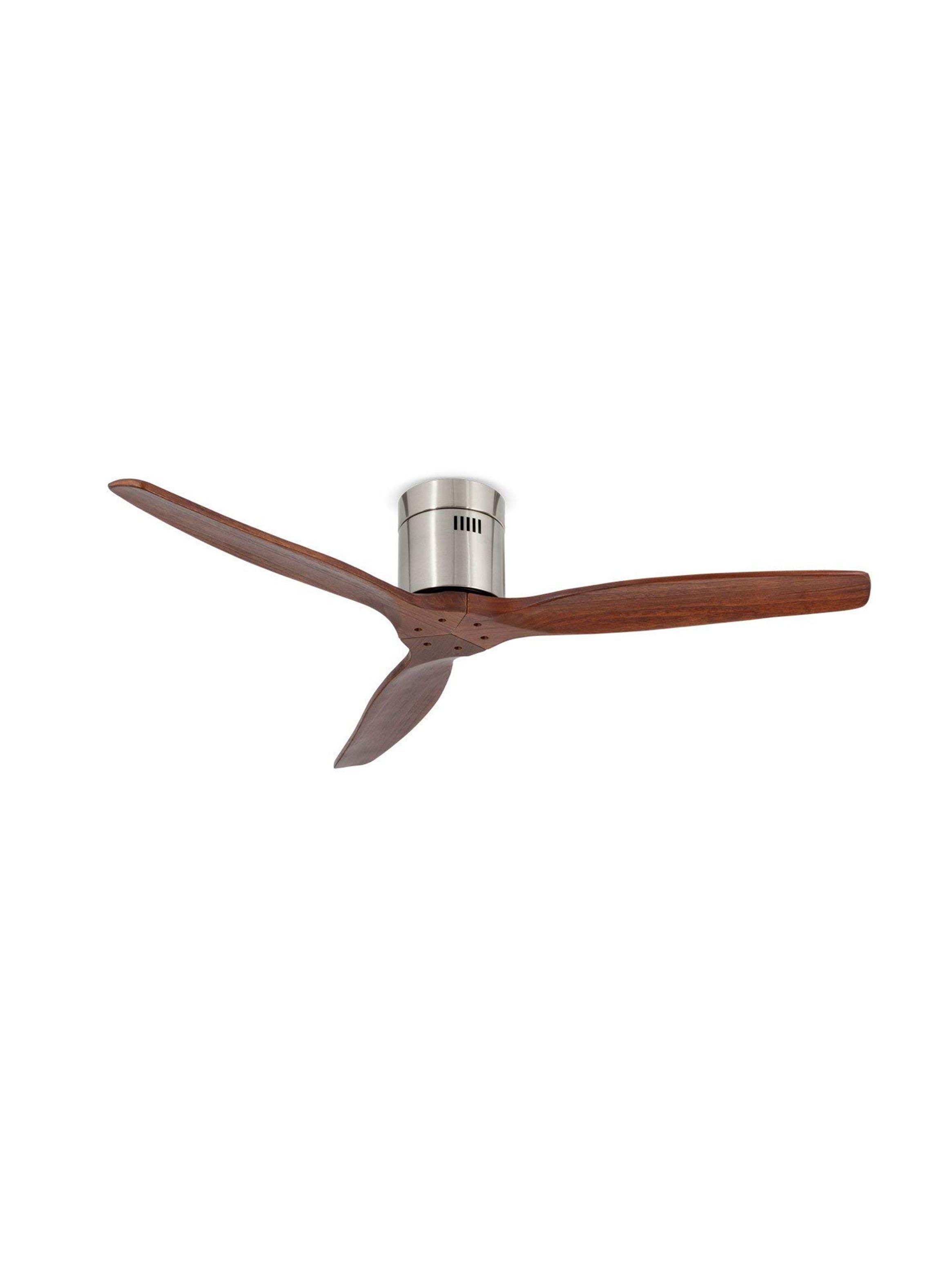 Ventilador de Techo WindCalm DC RF Nickel Madera Oscura Create IKOHS-0