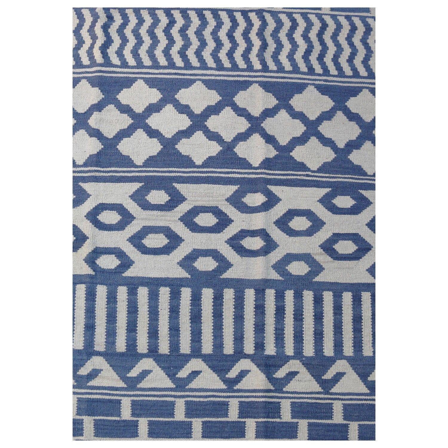 Alfombra Kilim Moderno 166 x 242 cm - Hecho a Mano-2