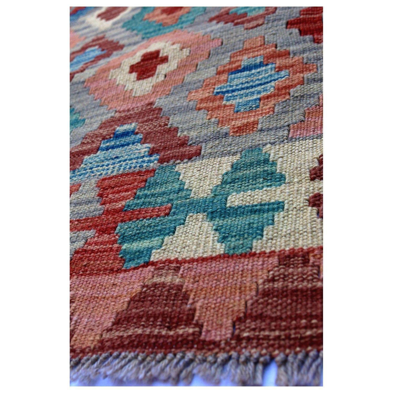 Alfombra Kilim Vegi 156 x 197 cm - Hecho a Mano-1