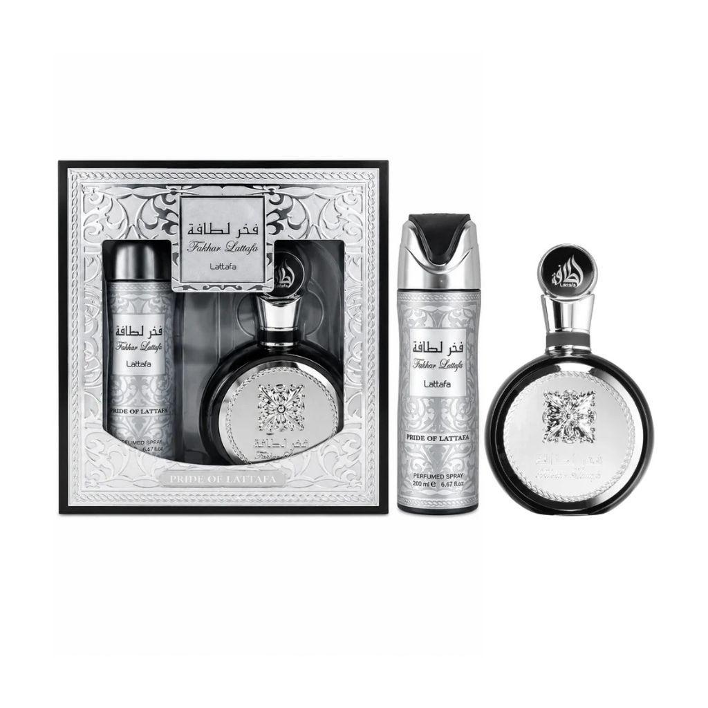 Lattafa Set Fakhar EDP 100 ML Deo 200 ML Hombre-0