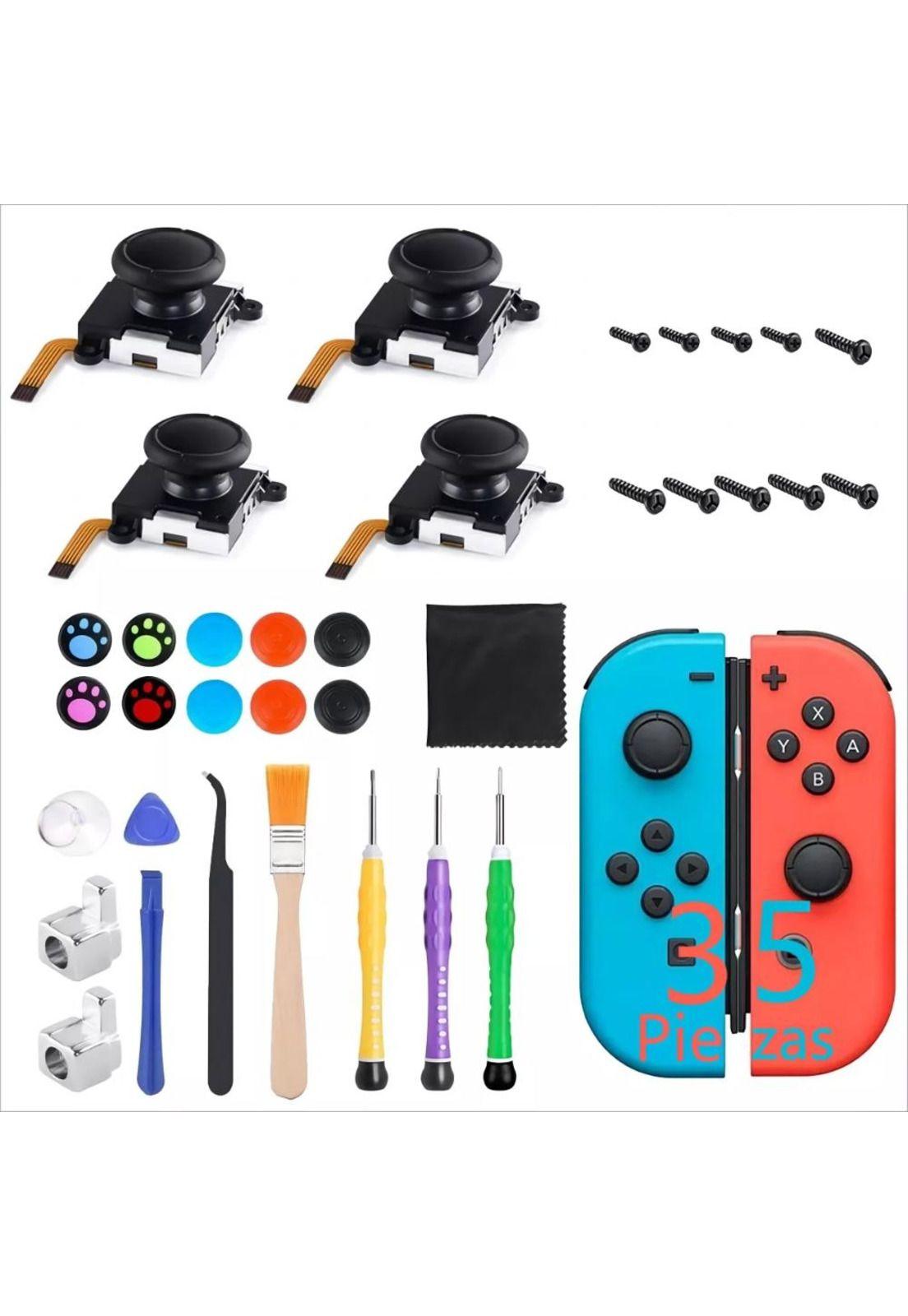 Kit De Reparación Mando Joycon Para Nintendo Switch 35 Pieza-0