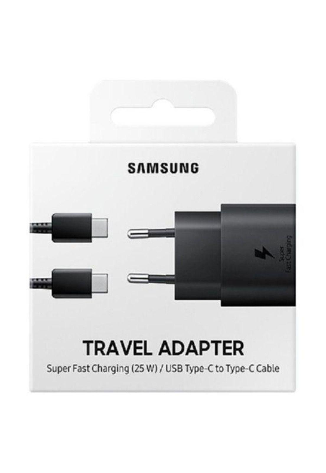 Cargador Samsung tipo C 25W Negro-0
