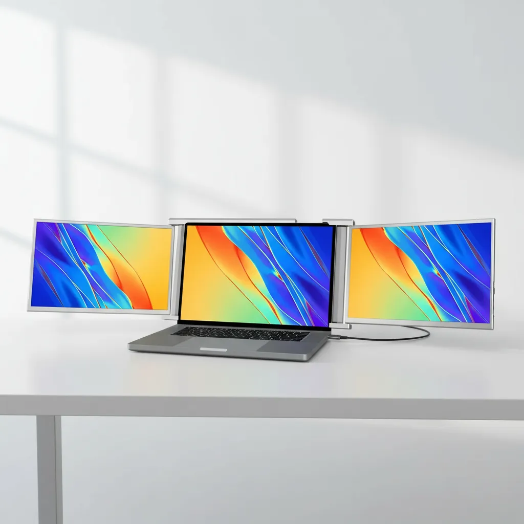 Pantalla De 14 Pulgadas Ampliable Para Ordenador Port til Plateado OpenBox-0