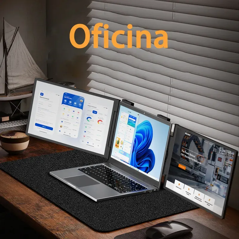 Pantalla De 14 Pulgadas Ampliable Para Ordenador Port til Plateado OpenBox-5