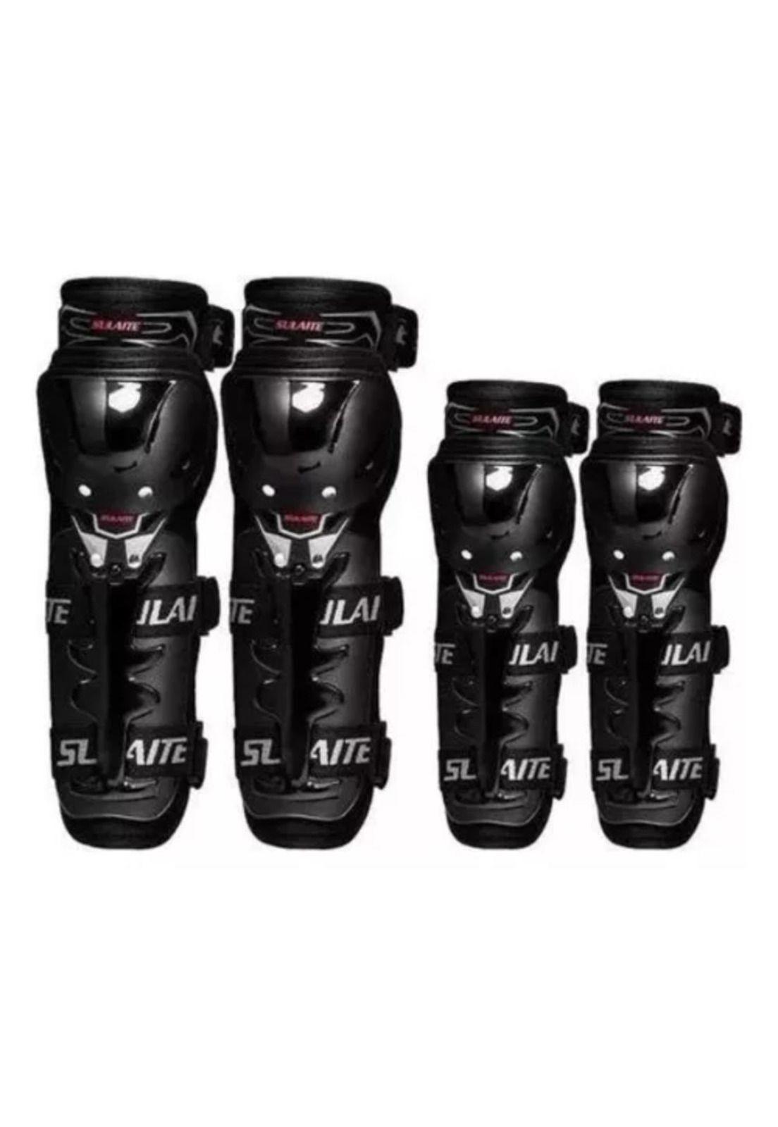Protecciones Rodilleras Y Coderas Articuladas Moto Y Bici-0