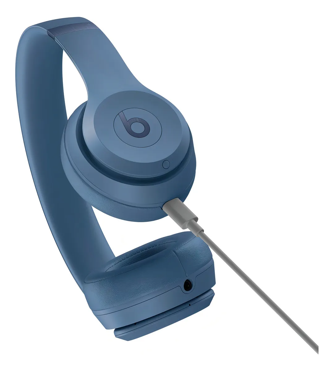 Aud fonos Inal mbricos Beats Solo 4 Azul Pizarra Luz Blanco OpenBox-2