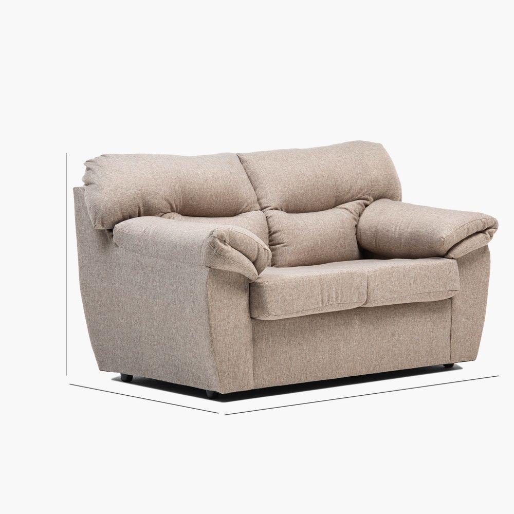 Sofa Zeus 2C  Tela Beige-1