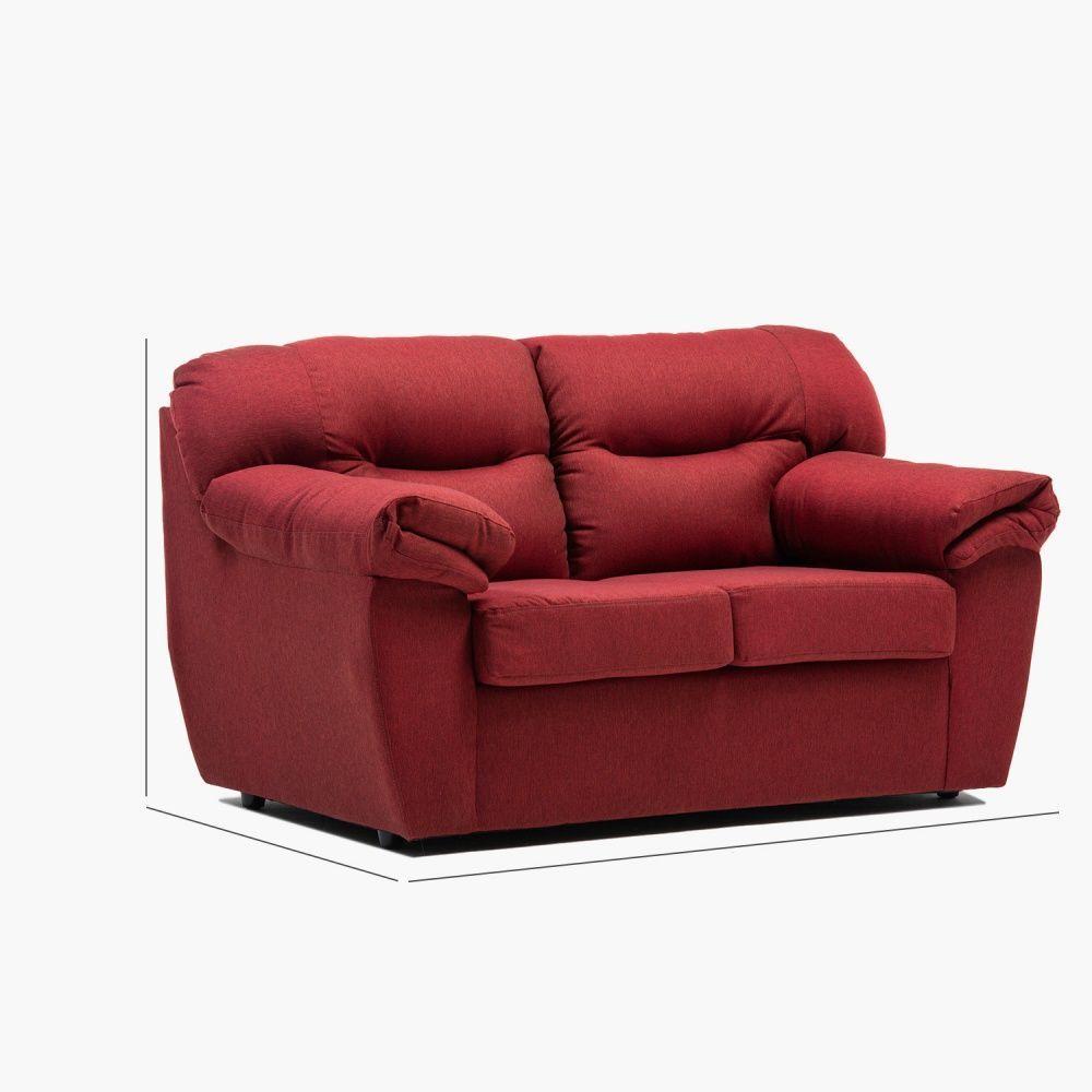 Sofa Zeus 2C Tela Burdeo-1