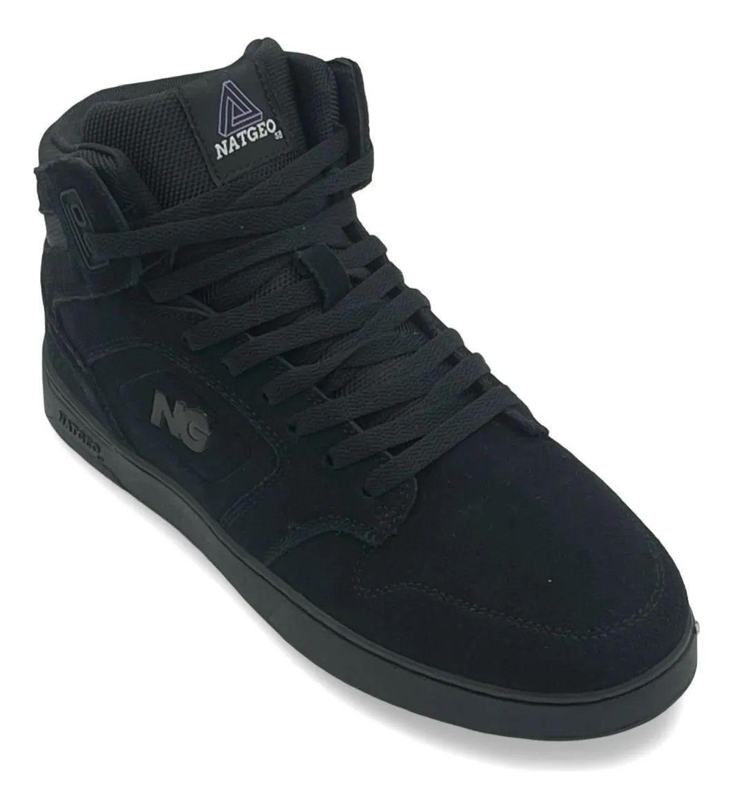 Zapatilla Hombre Caña Cuero Reno  NatGeo-4