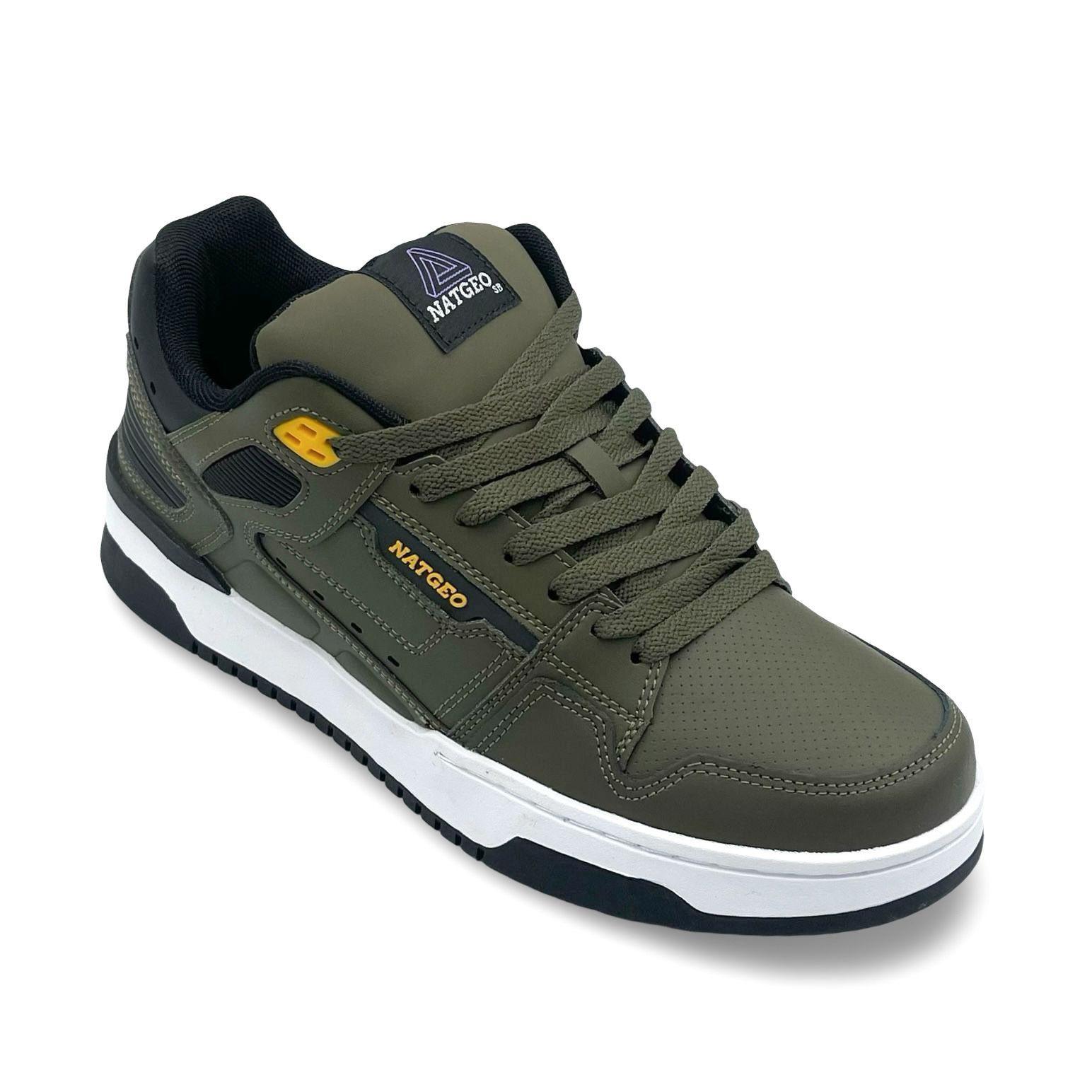 Zapatilla Urbana Verde Hombre NatGeo-4
