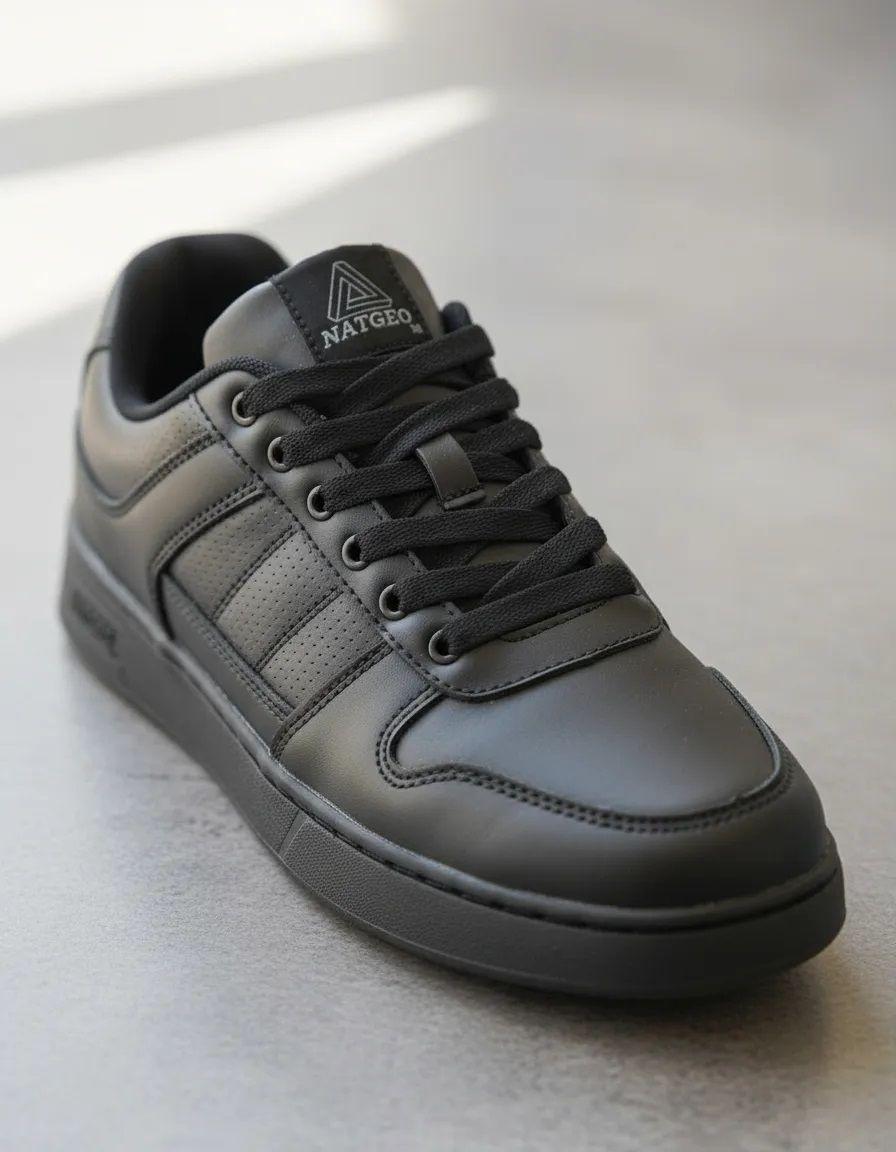 Zapatilla Escolar Juvenil 100% Cuero  NatGeo-1