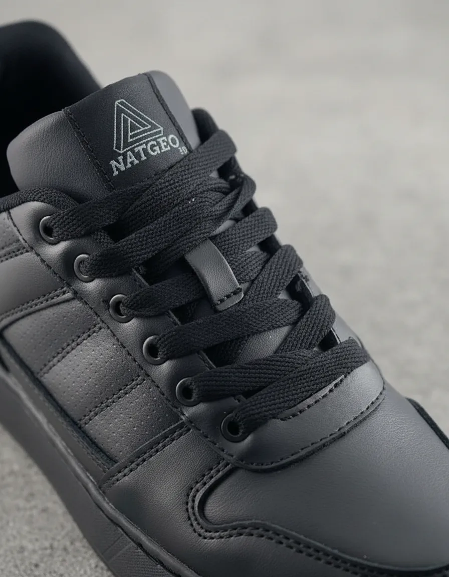 Zapatilla Escolar Juvenil 100% Cuero  NatGeo-2