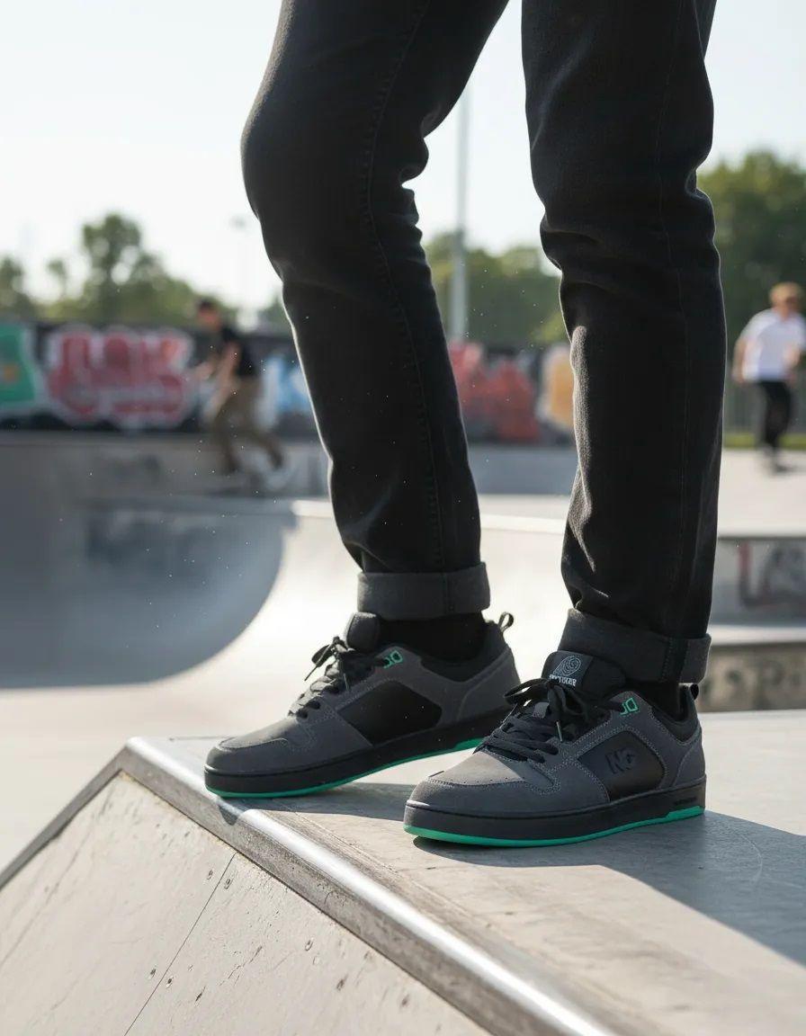 Zapatilla Hombre Cuero Urbana Gris NatGeo-1