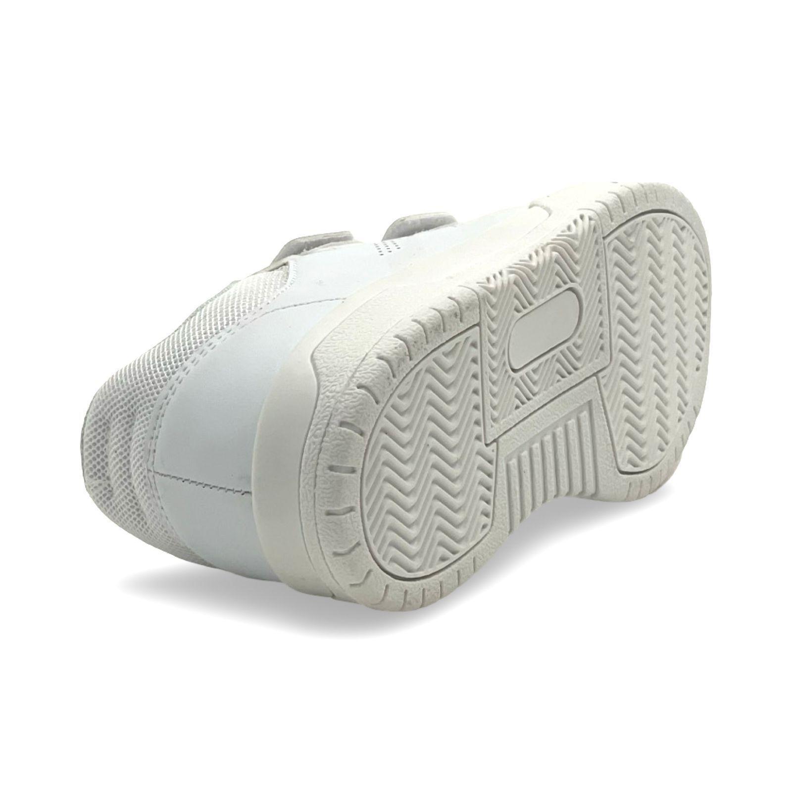 Zapatilla Blanca Escolar Unisex-5