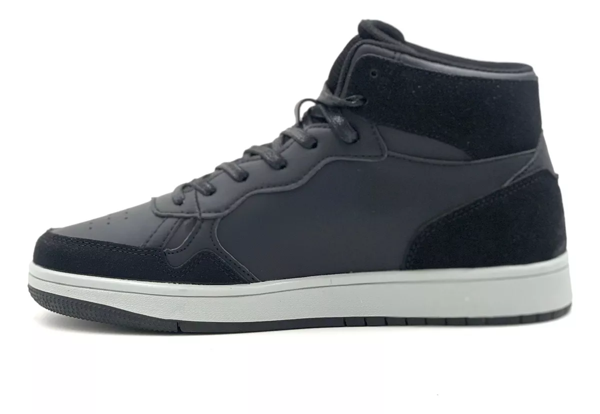 Zapatilla Urbana Caña Alta Black Verazzi-2