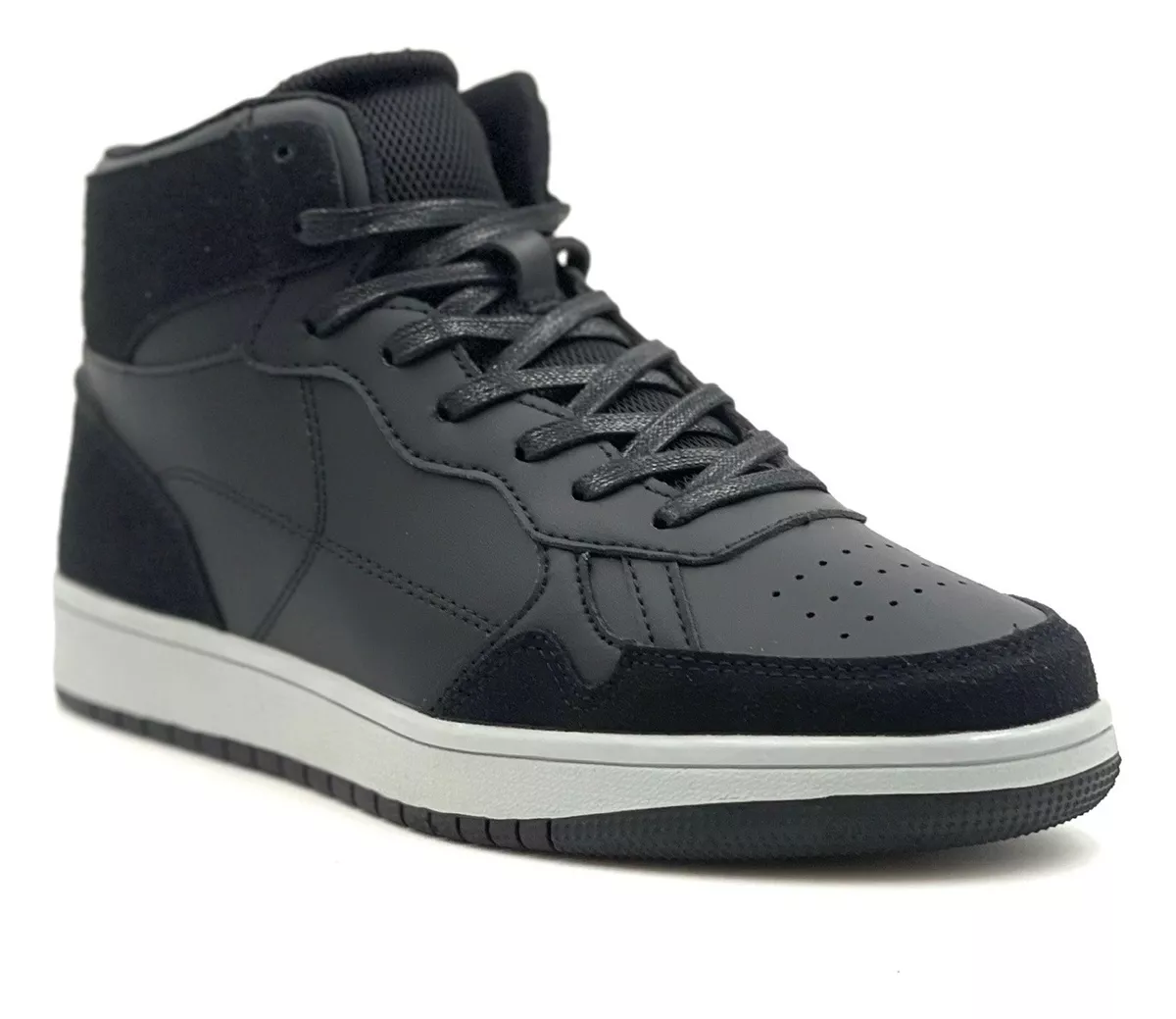 Zapatilla Urbana Caña Alta Black Verazzi-3
