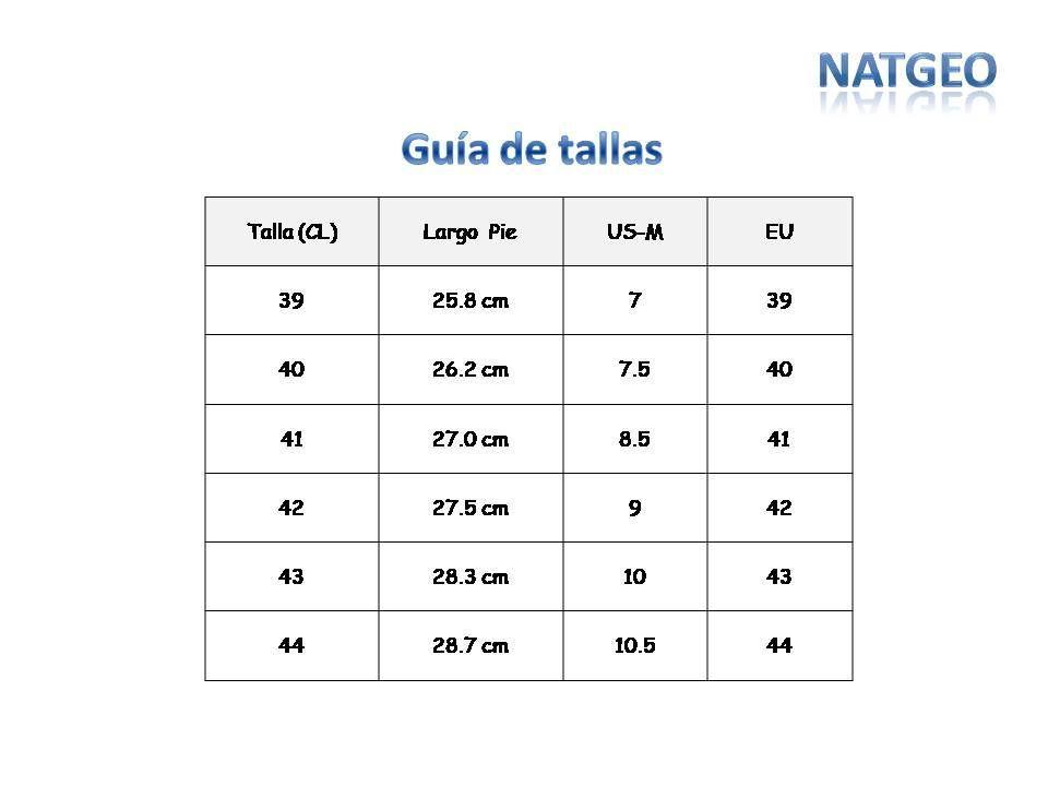 Zapatilla Escolar Juvenil 100% Cuero (39 a 44) Nat Geo-6