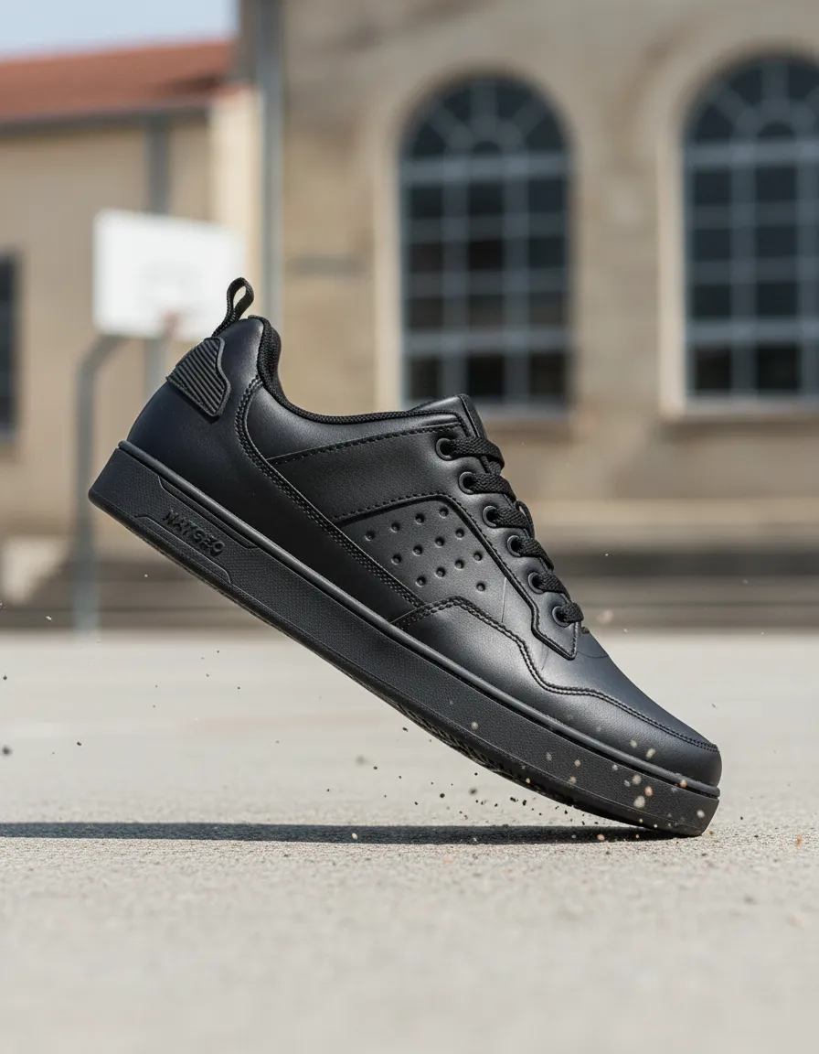 Zapatilla Escolar Juvenil 100% Cuero  NatGeo-0