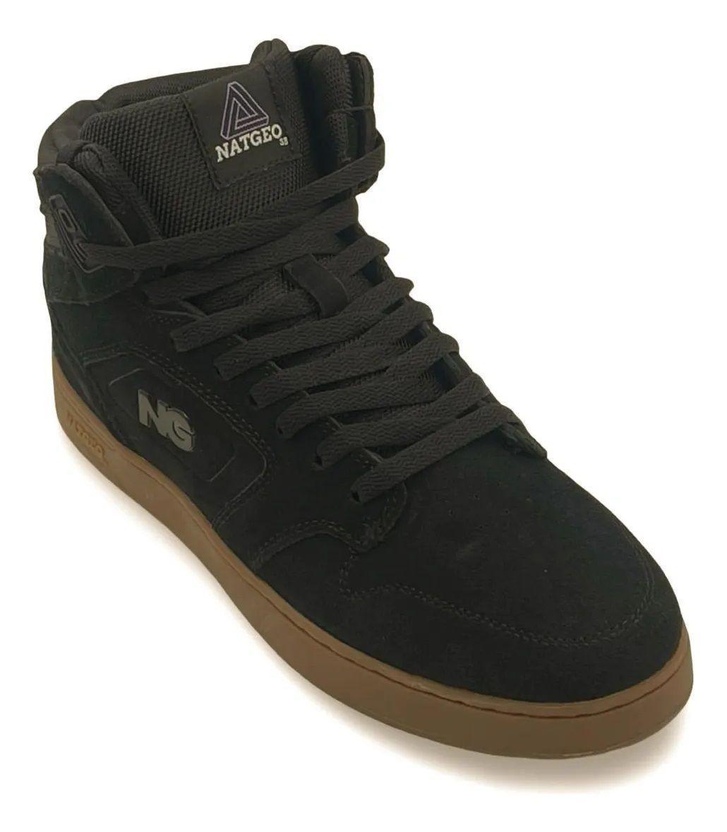 Zapatilla Hombre Caña Cuero Reno  NatGeo-4