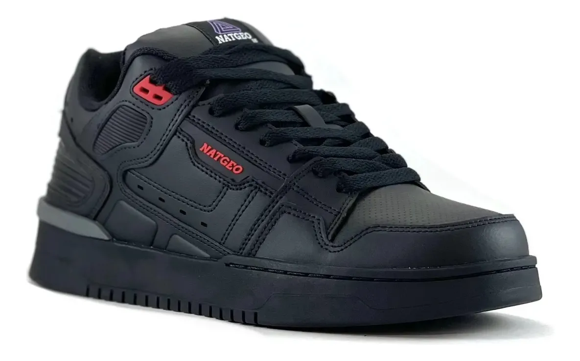 Zapatilla Hombre Urbana Black NatGeo-4