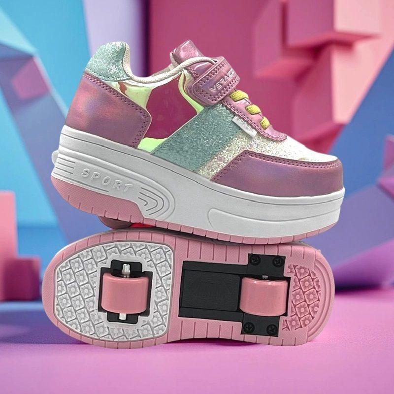 Zapatillas con Ruedas Niñas Verazzi-0