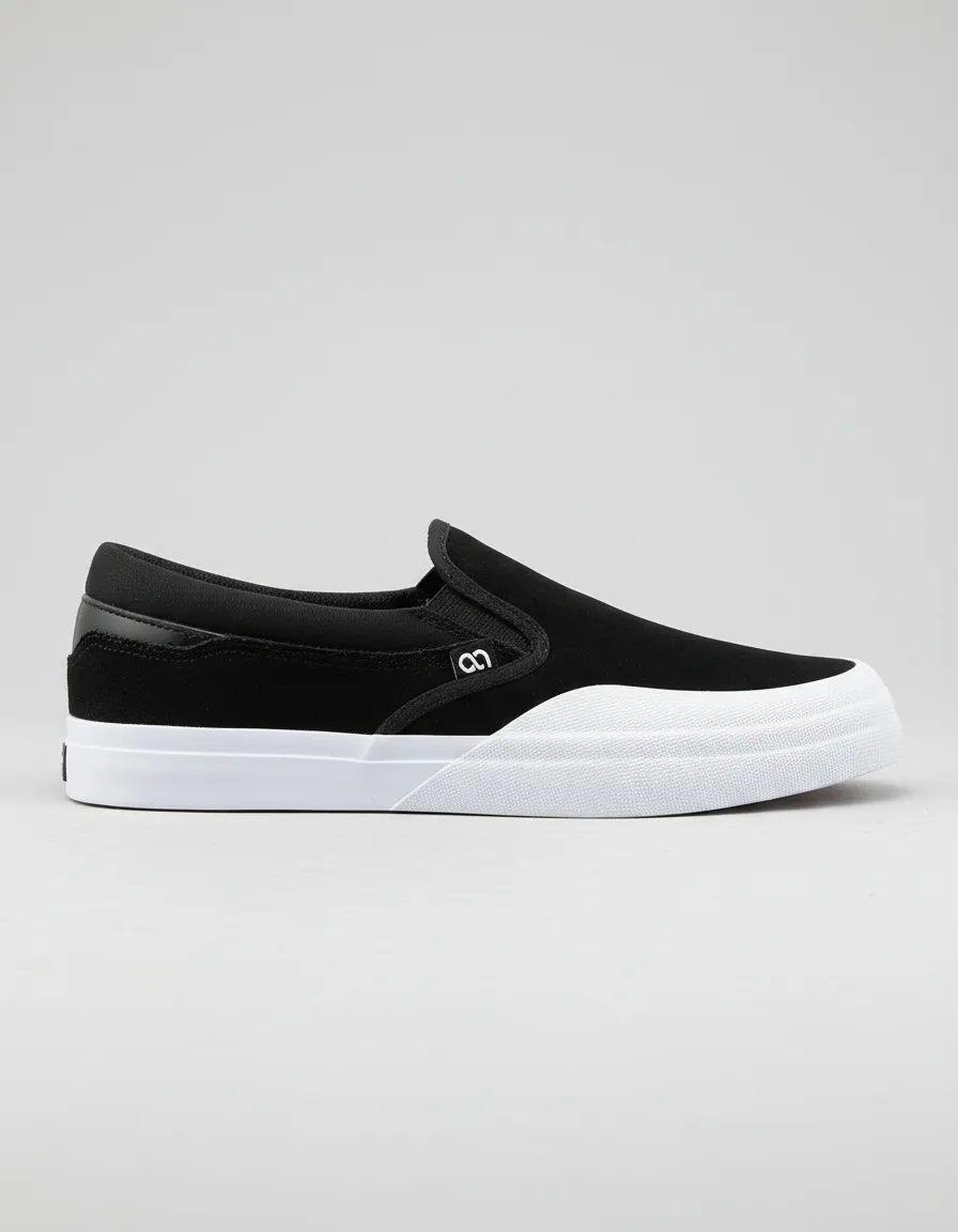 Zapatilla Hombre Slip-On Black Vulc Cuero Anthology -0