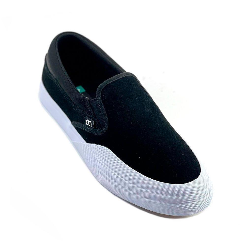 Zapatilla Hombre Slip-On Black Vulc Cuero Anthology -4