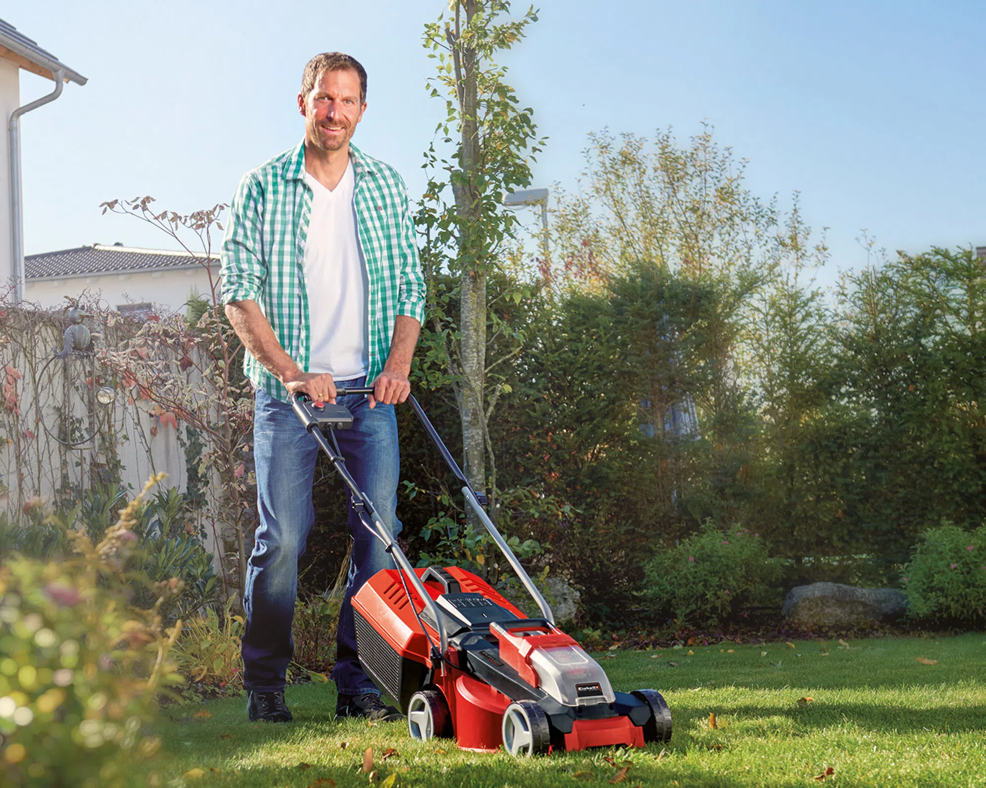 Cortadora De Cesped Inalámbrica 18v 1 Batería 30lts Einhell-4
