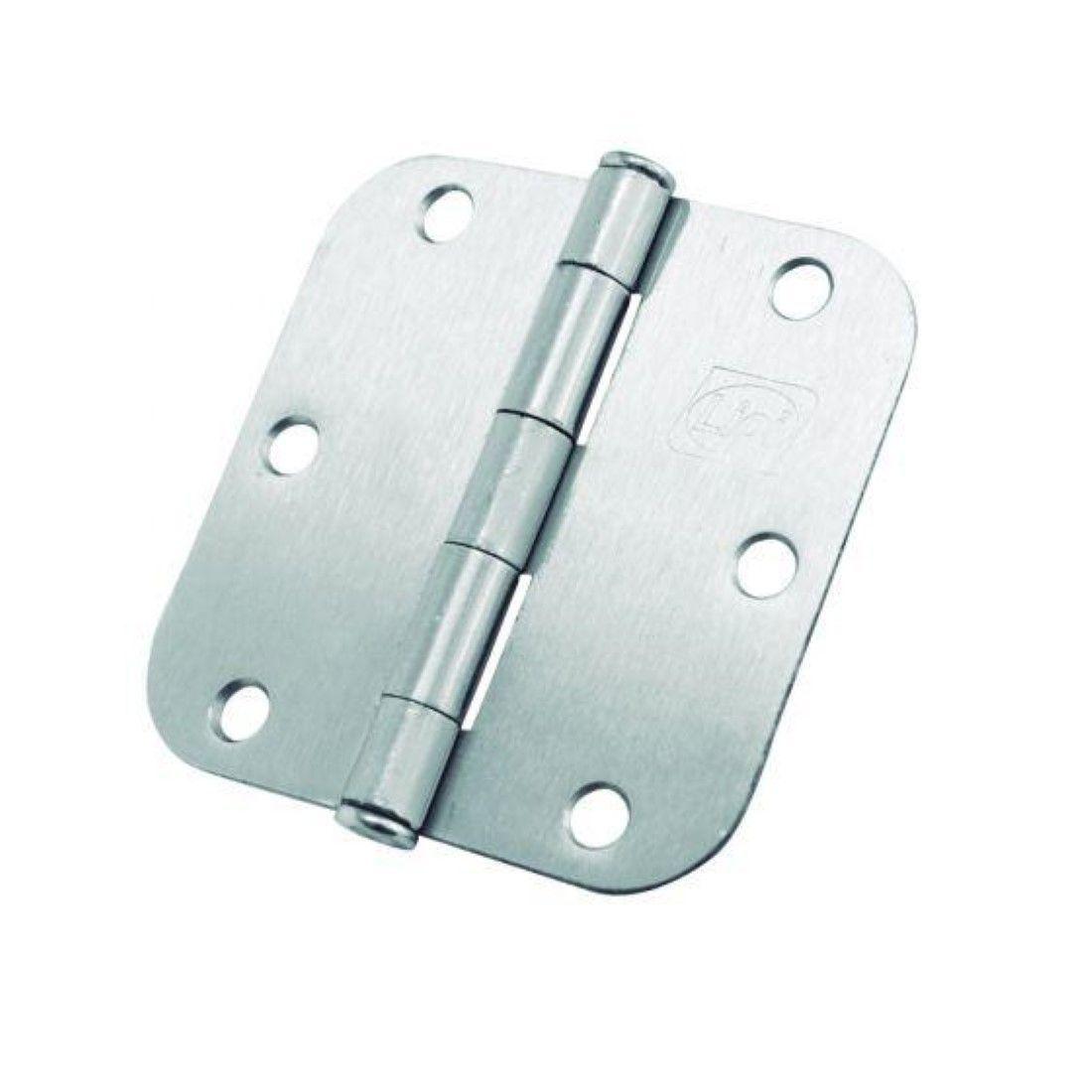 Bisagra L-88 Niquel Satinada Curvo 2 Un. 3.1/2x3.1/2  Lioi-0